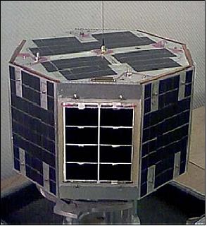 Figure 11: Illustration of the UniSat-3 spacecraft (image credit: GAUSS)