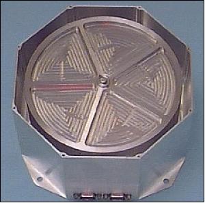 Figure 3: Photo of the minisatellite reaction wheel first flown on UoSat-12 (image credit: SSTL)