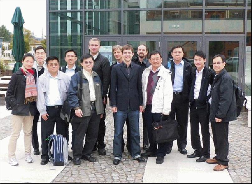 Figure 1: NUS trainees and BST key personnel at the PDR in October 2013 (image credit: BST)