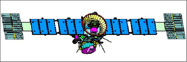 Figure 22: The TacSat-2 spacecraft in deployed configuration (image credit: MSI)