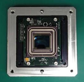Figure 19: Photo of the back-illuminated CMOS detector (image credit: Intevac Inc.)