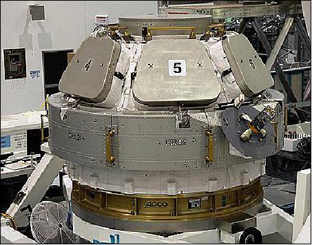 Figure 3: Image of the Cupola shortly before shipment to Kennedy Space Center (image credit: ESA, DLR)