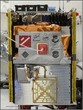 Figure 2: Photo of the STPSat-3 spacecraft (image credit: BATC,DoD Space Test Program)