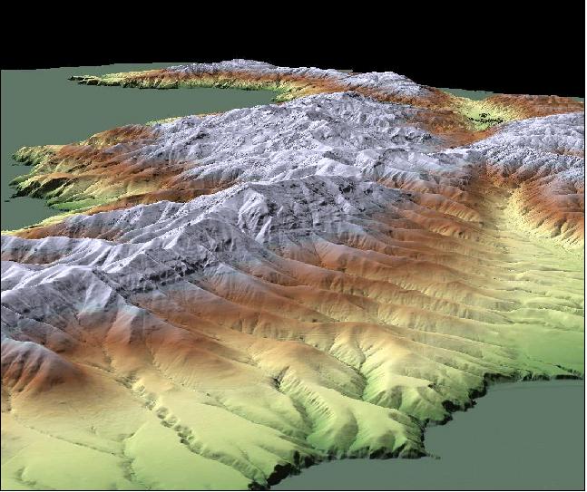 Figure 6: CAO image of Santa Cruz Island, part of the Channel Islands off the coast of California, observed in 2009 (image credit: Carnegie Institution)