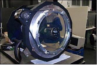 Figure 4: Photo of the rotating HOE transceiver (image credit: NASA)