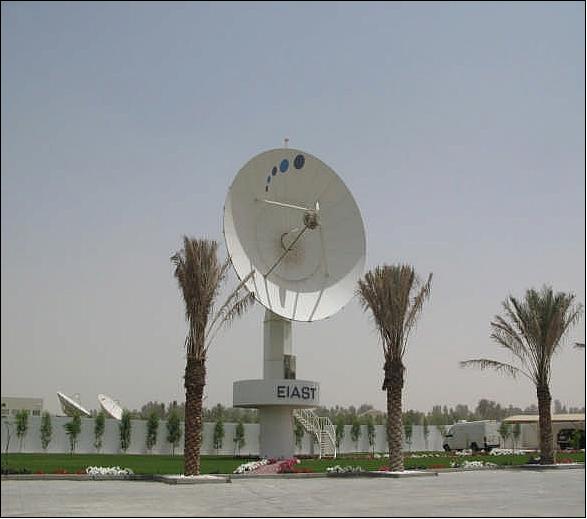 Figure 12: Photo of the EIAST ground station antenna (image credit: EIAST)