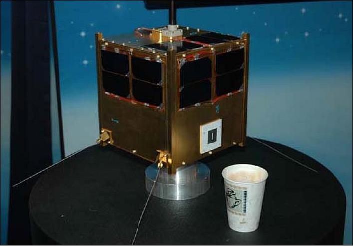 Figure 5: Photo of the CanX-6 / NTS nanosatellite (image credit: COM DEV, UTIAS/SFL)