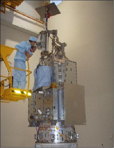 Figure 11: The HJ-1C SAR satellite during system assembly (image credit: CAST)