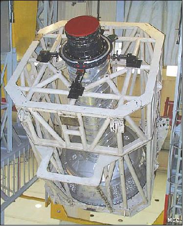 Figure 7: Photo of the Geoton-L1 telescope (image credit: Roscosmos, Anatoly Zak)