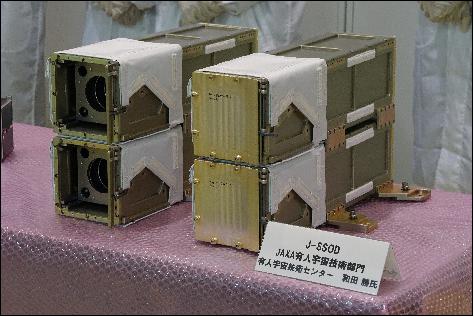 Figure 3: Photo of the upgraded J-SSOD-2 (front and back views), image credit: JAXA