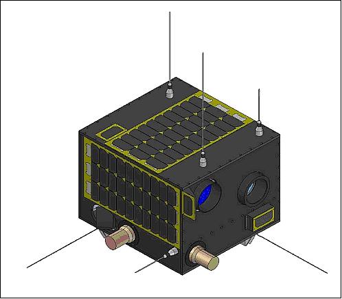 Figure 1: Illustration of the LAPAN-A2 microsatellite (image credit: LAPAN)