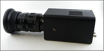 Figure 3: Photo of the HbCMOS HDTV camera attached with a lens and a wide-angle converter (image credit: COMETSS consortium)