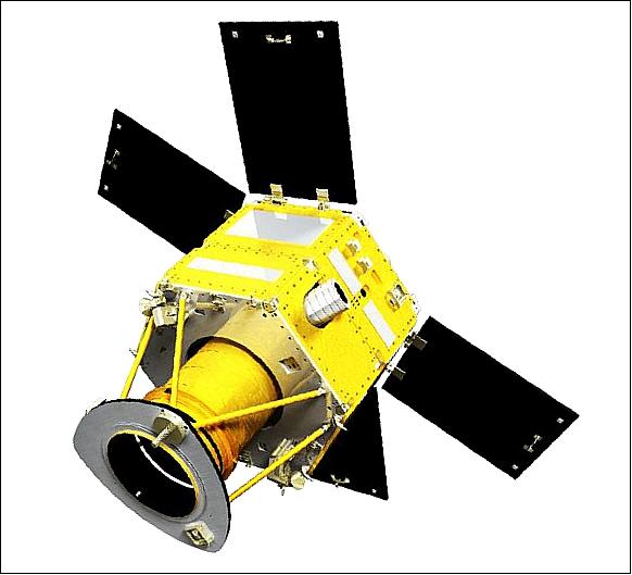 Figure 1: Illustration of the DubaiSat-2 spacecraft (image credit: EIAST, SI)