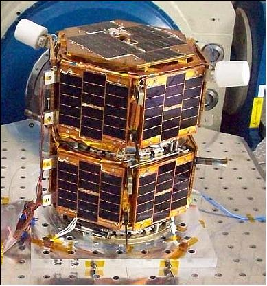 Figure 11: Photo of the FASTRAC microsatellite pair (image credit: UT-Austin)