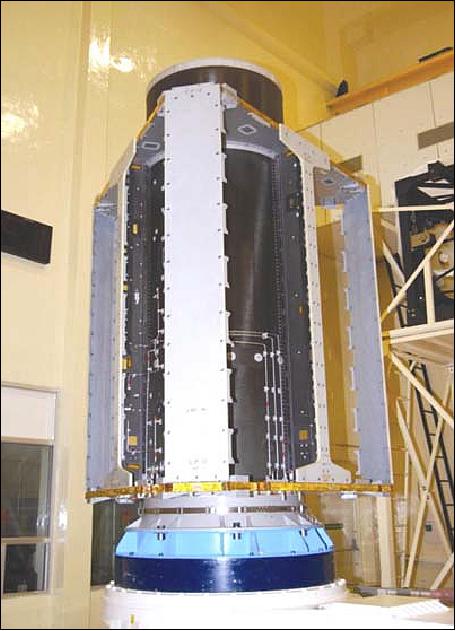 Figure 2: Illustration of the RISAT-1 main structure (image credit: ISRO)