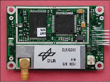 Figure 14: Illustration of the Phoenix GPS receiver (image credit: DLR/GSOC)