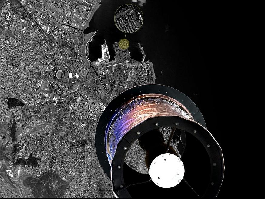 Figure 6: Elbit Systems space camera with a telescope aperture of 70 cm covering a ground swath of 15 km (image credit: Elbit Systems)