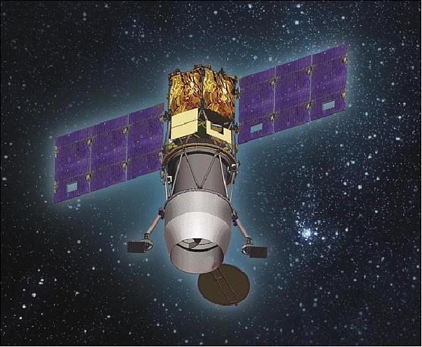 Figure 1: Artist's view of the OptSat-3000 spacecraft (image credit: IAI)