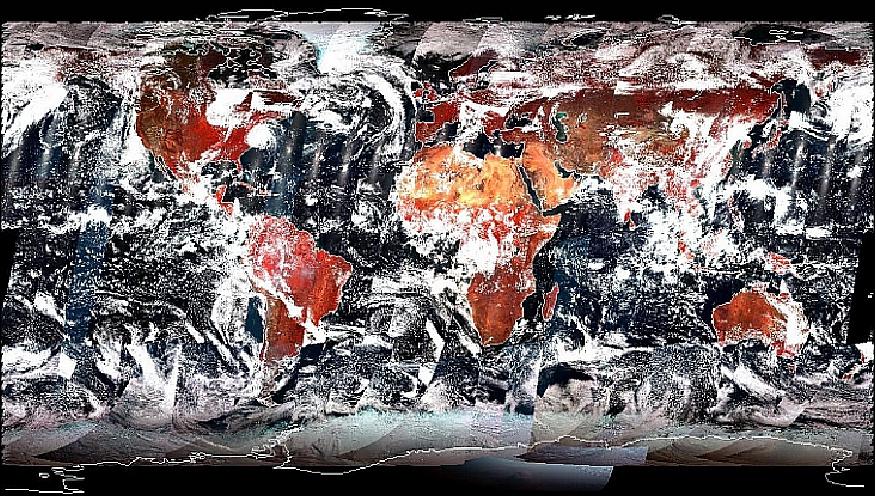Figure 11: OCM-2 GAC image of the global oceans observed in the timeframe September 2-9, 2010 (image credit: ISRO/NRSC)