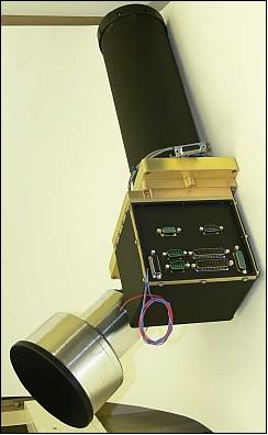 Figure 13: Photo of the MSI instrument and star camera at bottom left (image credit: SunSpace)