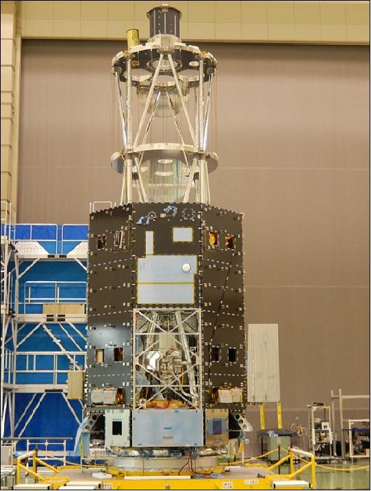 Figure 5: Photo taken at the first integration test in April 2014 (image credit: JAXA)