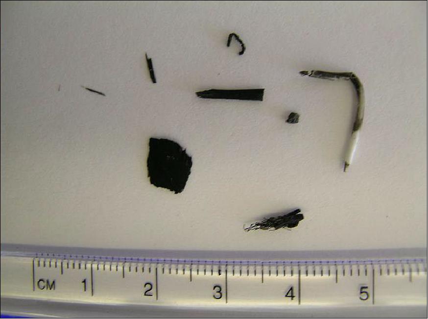 Figure 20: Sample 2-D and 3-D small fragments (image credit: NASA)