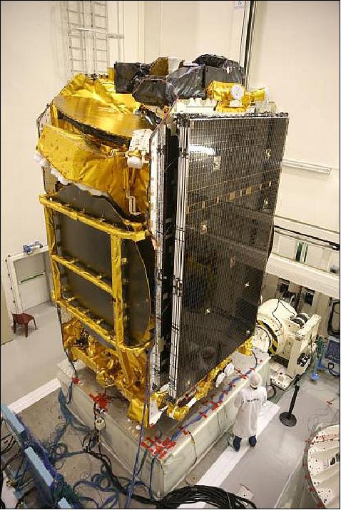 Figure 2: Photo of the Eutelsat 172B in final testing (image credit: Airbus DS)