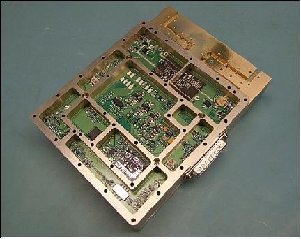 Figure 4: Antarctic Broadband Ka-band transponder (central tray), image credit: EM Solutions