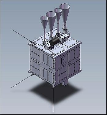 Figure 2: The Antarctic broadband demonstrator nanosatellite (image credit: UTIAS/SFL)