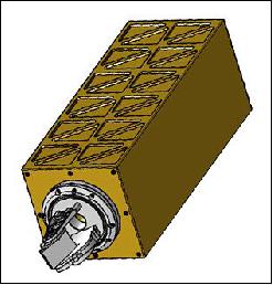 Figure 10: CAD model of next generation OSIRIS with pointing assembly (image credit: DLR)