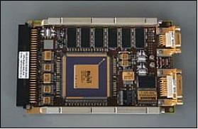Figure 23: Top side view of the CPU module (image credit: Kayser-Threde)