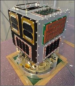 Figure 7: Photo of the HORYU-2 nanosatellite (image credit: KIT)
