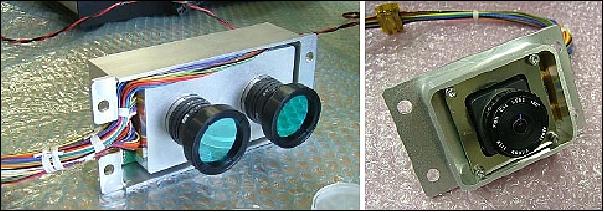 Figure 23: Instrument photos of the LSI-1, -2 (left) and WFC (right), image credit: Tohoku University)