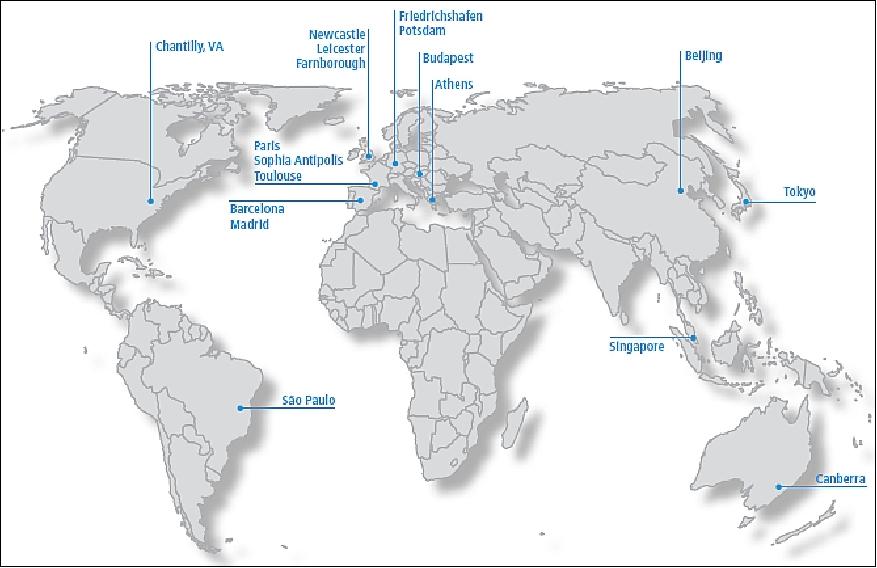 Figure 40: Astrium - GEO-Information Services Worldwide (image credit: EADS Astrium)