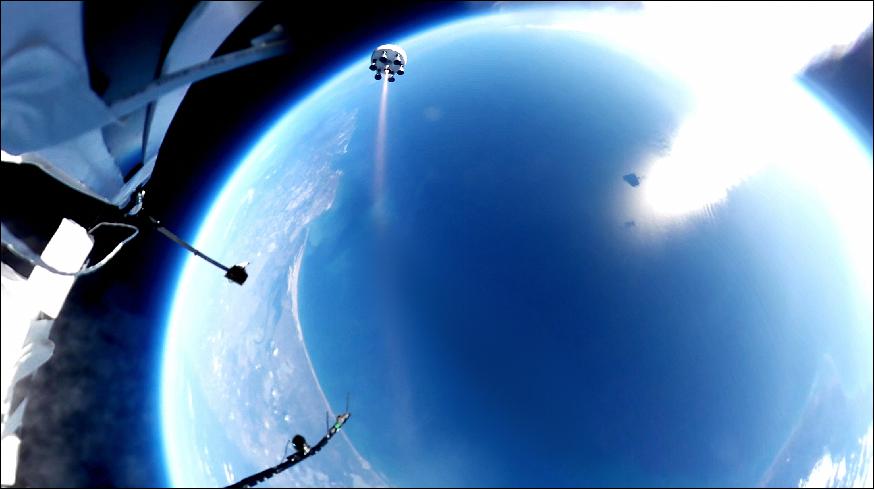 Figure 19: Photo of Bloostar flying away (image credit: Zero 2 Infinity)