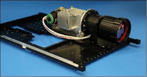 Figure 4: Photo of the MWIR imager (image credit: Planetary Resources)
