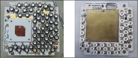 Figure 3: Top panel and bottom panel of FITSat-1 (image credit: FIT)