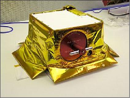Figure 29: Photo of the optics unit of SIR-2 covered in thermal insulation (image credit: ESA, MPS)
