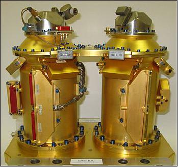 Figure 23: T-SAGE gold-coated tight housings including two concentric inertial SU sensors (image credit: ONERA)