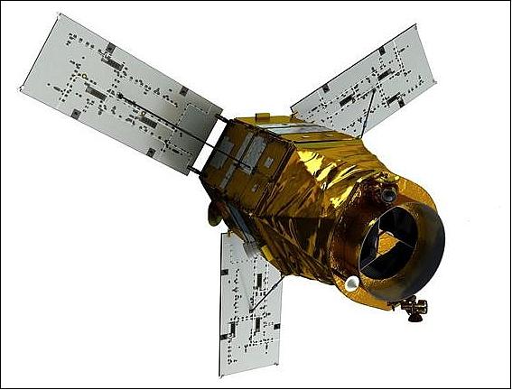 Figure 1: Illustration of the KOMPSAT-3 spacecraft (image credit: KARI)