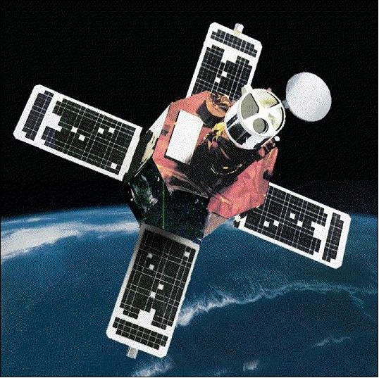 Figure 4: Artist's rendition of the TRACE spacecraft in orbit (image credit: NASA)