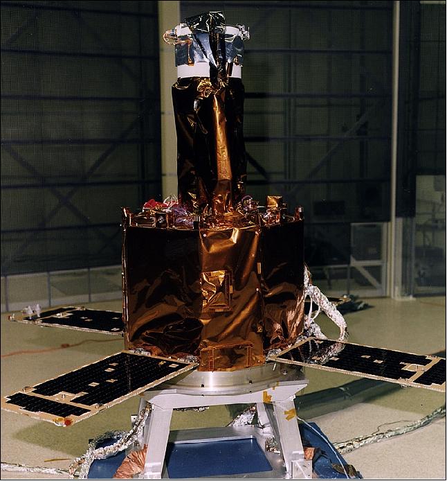 Figure 1: Photo of the TRACE spacecraft in the cleanroom during assembly (image credit: NASA)
