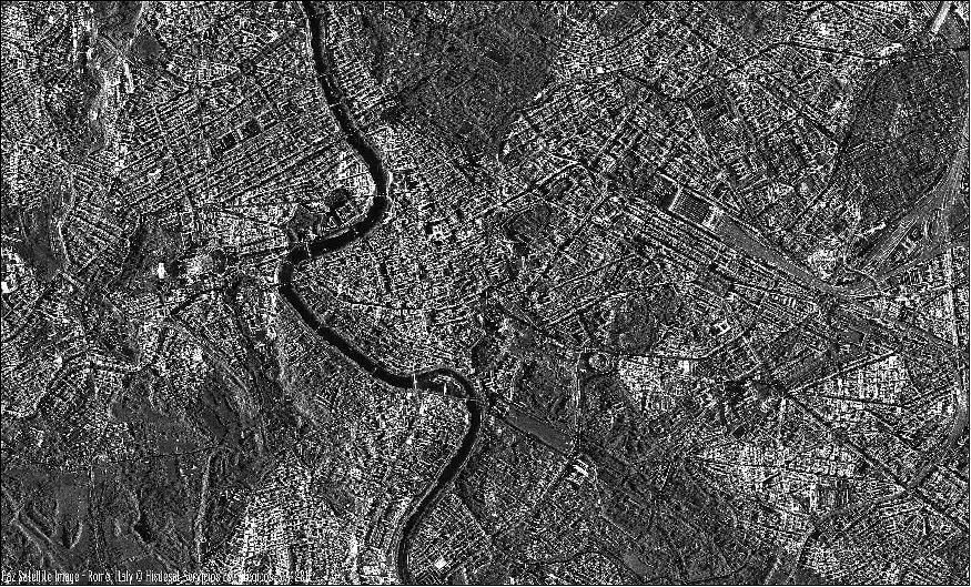 Figure 8: PAZ satellite image of Rome, Italy (image credit: Hisdesat) 26)