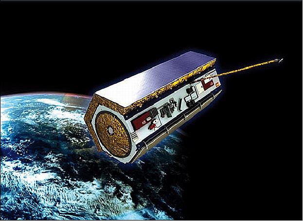 Figure 2: Artist's view of the PAZ spacecraft (image credit: Hisdesat)