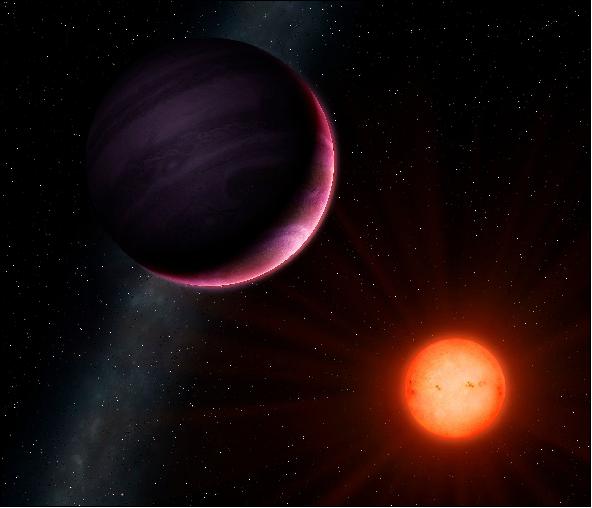 Figure 3: Artist's conception of the gas-giant exoplanet NGTS-1b (image credit: University of Warwick/Mark Garlick)