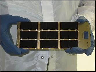 Figure 4: Photo of a deployable solar panel (image credit: MSU)