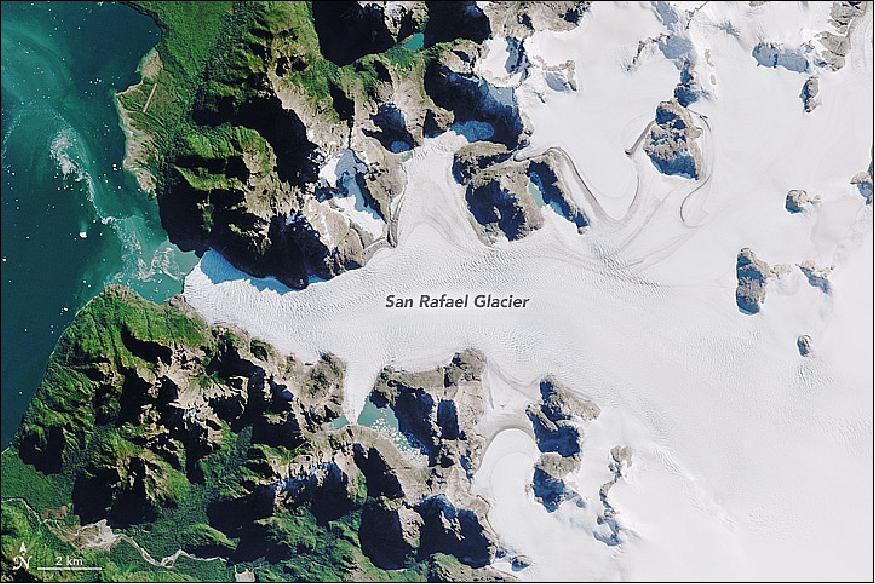 Figure 38: The San Rafael Glacier excerpt from Figure 37