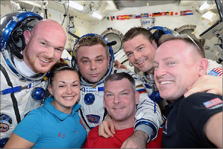 Figure 45: Expedition 41 crew portrait on the International Space Station (image credit: ESA, NASA)