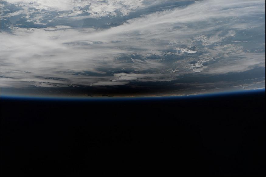 Figure 26: ESA astronaut Paolo Nespoli took this picture from the ISS during the total solar eclipse of the Sun over the US on 21 August 2017 - showing the Moon's shadow on Earth (image credit: ESA/NASA) 24)