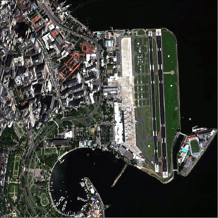 Figure 17: WorldView-2 image of Rio de Janeiro, Brazil acquired on January 19, 2010 (image credit: DigitalGlobe)